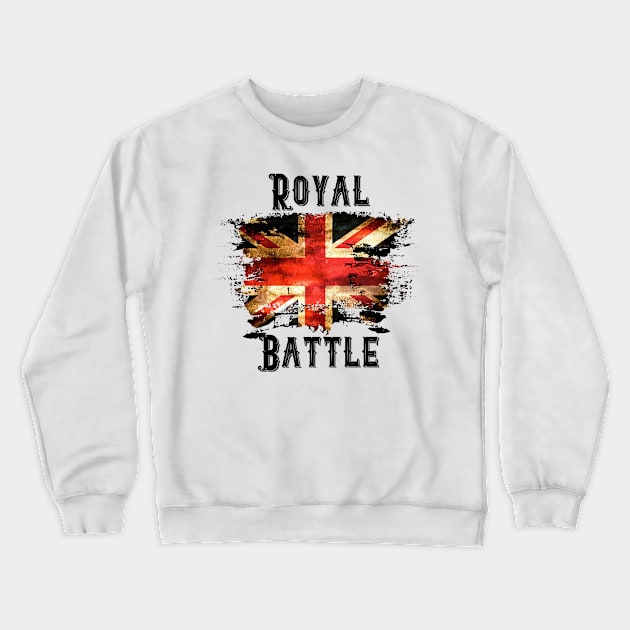 Royal Battle Crewneck Sweatshirt by SAN ART STUDIO 